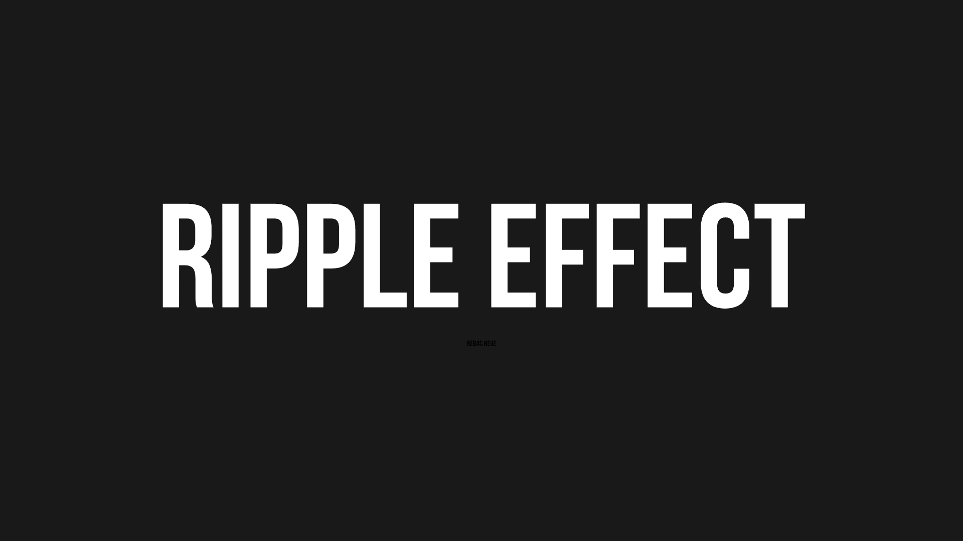 RIPPLE EFFECT SDG